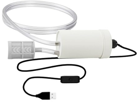 LOVIVER USB Self Priming Water Pump, Water Pumping Tool, Mini Electric Self Priming Pump DC5V for Cutting Machines, 3M Filter