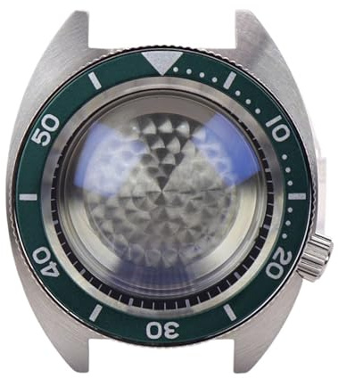 1st Svart/Silver 41mm Byt ut klockfodral Reparationsdelar Safirkristall for NH35 NH36 NH34 NH38 NH70 Urtavlor 28,5 mm Urtavla(Black Chapter Ring67)