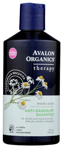 Avalon Active Organics Shampoo - Anti Dandruff - 14 Oz