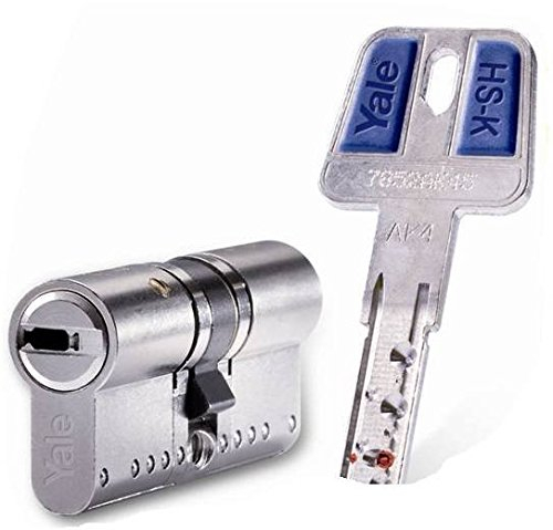 Azbe ? Einsteckschloss Profilzylinder Sicherheit HSK 30 x 40 mm Nickel