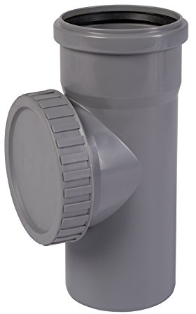 Ostendorf HT-Rohr Reinigungsrohr mit Gummidichtringen DN90