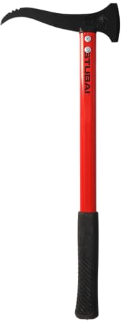 STUBAI Handsappie mit Axt | ergonomischer Alustiel und Schneide | 550 mm | Astschlepper | Handsappel zum Aufnehmen und Transportieren von kleineren Holzstücken und Baumstämmen