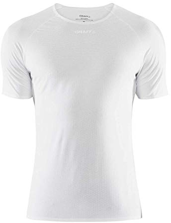 Craft Men's Pro Dry Nanoweight Short Sleeve Jerseys, White, M UK