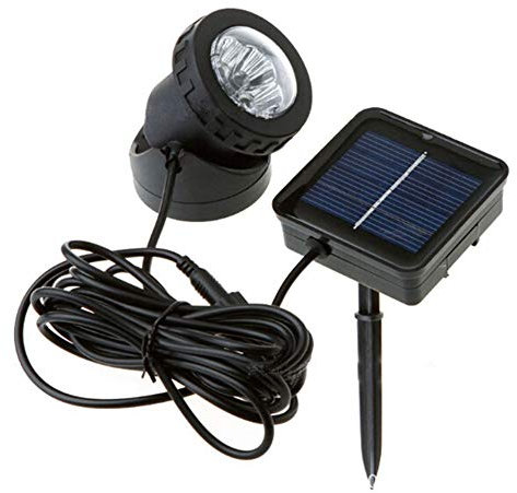 Zchui Outdoor LED Spot Lamp, Waterproof Solar Pool Spotlight | Pond Lights for Garden Party Patio Lawn Home Decoration