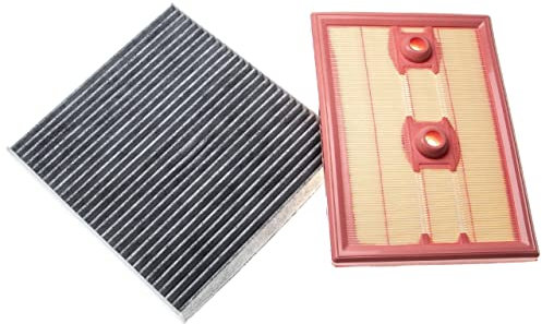 vhbw Autofilter Set 2 TLG. kompatibel mit VW Golf VII Variant (BA5, BV5) 1.2 TSI Kombi - 1x Luftfilter, 1x Aktivkohlefilter