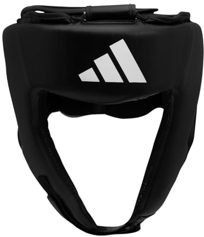 Adidas Kopfschutz Hybrid 50 - Einsteigermodell für Boxen und weitere Kampfsportarten - Schwarz - Größe XL