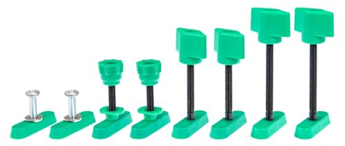 MATCHFIT Zubehör Komplettset – Spanntisch-System Zubehör für Schwalbenschwanz-Nuten 12,7 mm – Schrauben, Muttern & Nutensteine – Hochwertige Verarbeitung – Komplettpaket