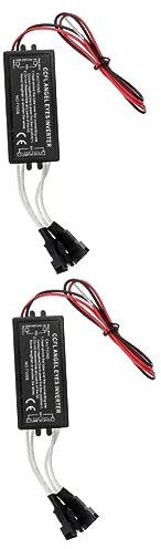 VICASKY 2stücke Ccfl Inverter Für Angel Eyes Ringe Mit Überlast Und Übertemperaturschutz Zuverlässiger Ersatz Für Ccfl-Halo-Ringe Kompatibel Mit Aftermarket-Modellen