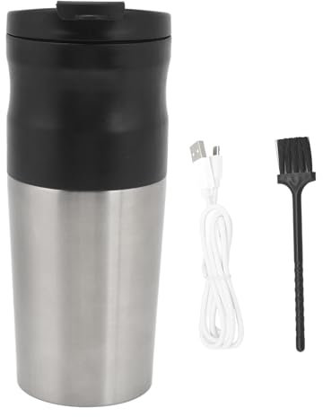 Molinillo De Especias En Grano De Café, Molinillo De Granos De Café Eléctrico Cuchillas De Acero Inoxidable Portátil Molinillo De Especias Molinillo De Café Recargable para Acampar