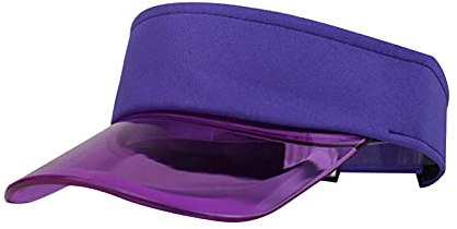 Sonnenvisier Transparente Sonnenschild Sonnenhut Damen Visor Cap Sport Sonnenschutz Strand Sonnenblenden Hut UV-Schutz Kappe Sommer für Golf Tennis Sonnenhut