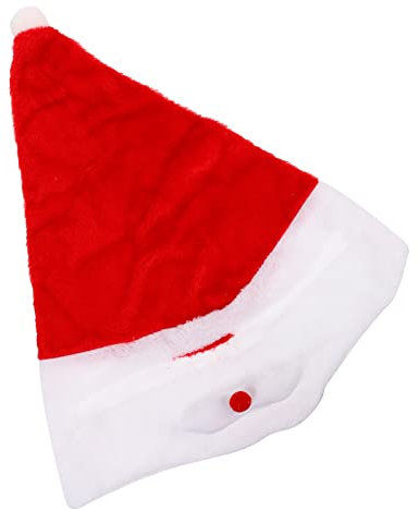 Cabilock 2 Stück Weihnachtsmann Mütze Helmüberzug Wasserdichter Helmüberzug Wasserüberzug Urlaubshelmüberzug Skihelmüberzug Schneehelmüberzug Schutz Roter Schutz Samt