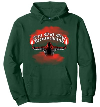 OSTDEUTSCHLAND - PYROTECHNIK - PYRO - BENGALO - ROT Pullover Hoodie