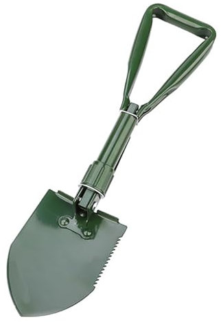 Pala Plegable Palas para Quitar Nieve Pala De Nieve Plegable para Exteriores Pala Plegable de Acero Alto Carbono Multi-functionin Mini Plegable para Campar Hacer Excursionismo Jardinería（verde）