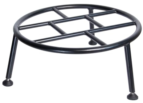 WAGNER Pflanzenständer - RETRO - Ø 58 x 25 cm , für Außenbereich + Innenbereich, Blumenständer aus pulverbeschichtetem Stahlrohr, Tragkraft 200 kg - 25068201