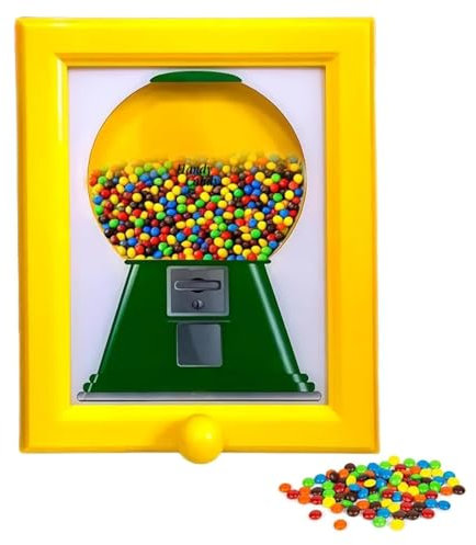 Handy Candy Frame, Candy Dispenser Picture Frame, Surprise Random Candies Dispenser, Gumball Machine InFrame, Fast Distribution Candies, Nuts, Dog & Cat Treats