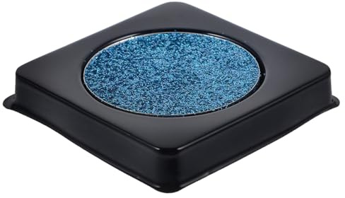 BAZEITFLOW Blue Glitter Eyeshadow Single Sparkling Shimmer Makeup Palette for Women DIY Stage Performance Party Night Club Use