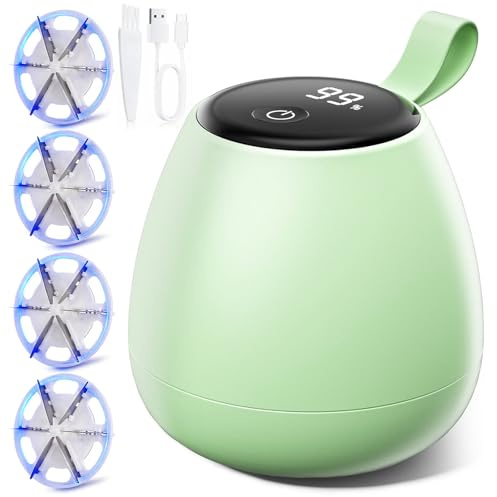 PQETBV Rasoir Anti Bouloche Électrique, USB Rechargeable Rasoir Bouloche, Portatif Rasoir Anti Peluche pour Meubles Canapés Couvertures Rideaux