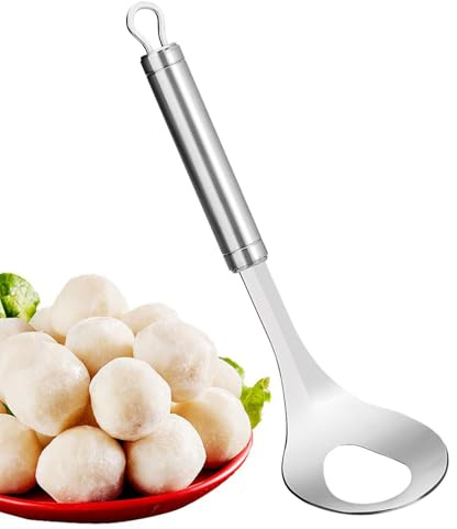 Amesor Herramienta Para Hacer Albóndigas,Acero Inoxidable Antiadherente - Cuchara Para Albóndigas Con Agujeros | Utensilios De Cocina Para Cocinar Carne De Res Pollo Cerdo Pescado Vegetariano
