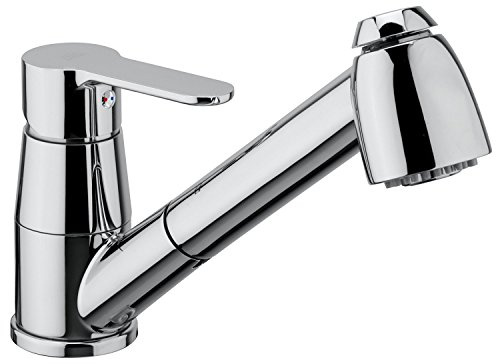 Miscelatore lavello cucina blu paffoni doccetta estraibile - blu183
