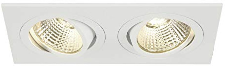 SLV NEW TRIA 155 II CS Downlight weiß 3000K, Einbauleuchte, Einbauspot, Deckeneinbauleuchte, Spot, Deckenspot, Einbaustrahler, Deckenstrahler, Wohnzimmer, Badezimmer