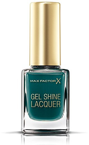 Max Factor Gel Shine Lacquer Nail Polish, 11 ml, 45 Gleaming Teal