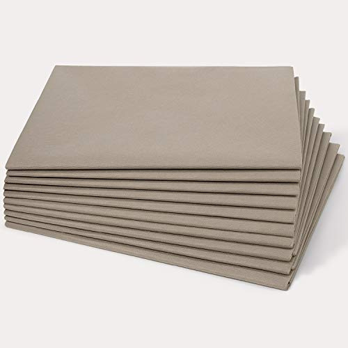 Dr. Güstel Waschfaserlaken plus beige 120x210cm 10 Stück | Kochfeste Vlies-Auflagen, Für Kosmetikliegen