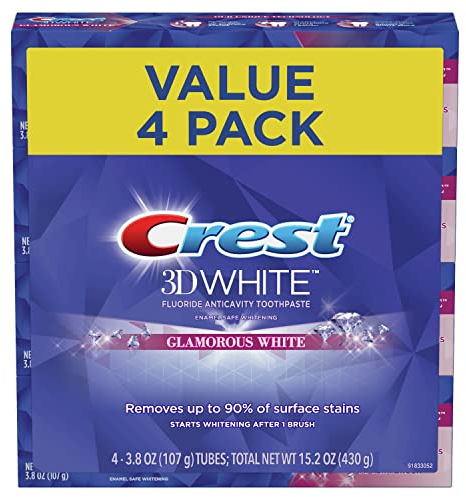 CREST TOOTHPASTE Vitalizing Fresh 3D White Deluxe(4pc)