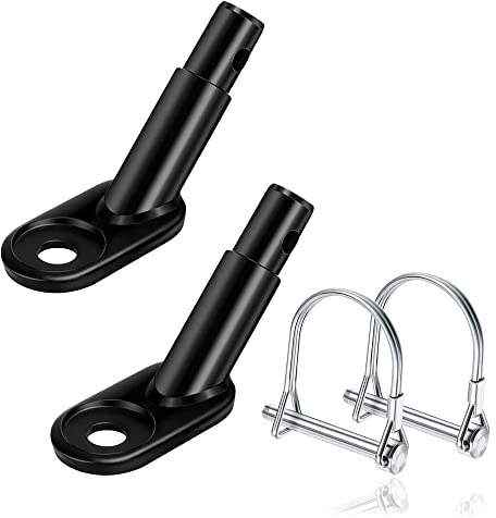Fahrrad Anhängerkupplung, 2 Stück Fahrradanhänger Kupplung, Bicycle Trailer Coupling mit Sicherungsstift für Kinderanhänger Fahrradanhänger Hundeanhänger, Kupplung für Kinderanhänger, Tippe A