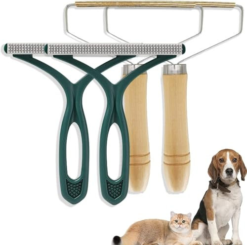 QHFlashbuy Levapelucchi 6 Pezzi Levapelucchi Portatile Manuale,Leva Peli Animali,Rasoio Anti-pilling Lint Remover per Vestiti,Divani,Tappeti,Pet Hair