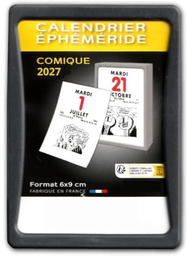 Calendrier Éphéméride Comique 2027 Bloc Mural Adhésif Humour Quotidien