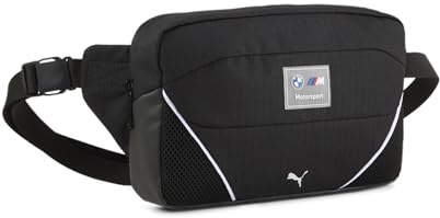 PUMA Unisex BMW MMS LARGE Waist Bag Gürteltaschen, PUMA Black, OSFA
