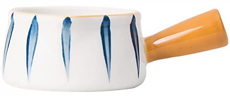 ASAKKURA Mini Olla De Leche De Cerámica Pintada, Jarra Para Salsa De Carne 150 Ml, Material Cerámico, Uso Práctico Multicondimentos Para Restauración y Hogar, Utensilio Multifuncional