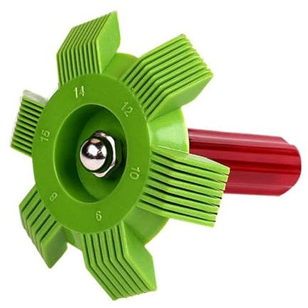 Naroote Refrigerator Coil Cleaning Brush, Fin Combs For A/C Unit 4 Piece Set Refrigerator Cleaning Brush Air Conditioner Condenser Fin Comb Radiator Comb For Radiator Repair Clean Tool