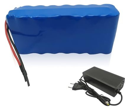 Batterie amovible rechargeable 25,9 V, batterie au lithium 8 000 mah/10 000 mah avec chargeur 5 A, for appareils électroniques de scooter de vélo électrique(25.9V/10Ah,XT60+DC)