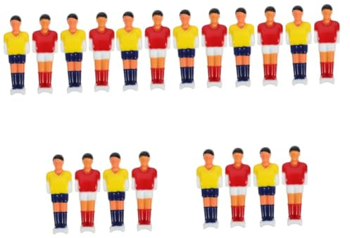 BESPORTBLE 20piezas Estatuas De Jugadores De Fútbol para Futbolín De Accesorios para Mesas De Fútbol para Diversión De Mesa