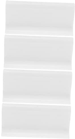 ABOOFAN 4 Stück Fenstergriff Aus Kunststoff Rollladenzubehör Zum Fixieren Von Fensterrollos Weiß Glatte Oberfläche Abrundete Kanten Einfach Zu Montieren Für Fensterrollos Und Rollvorhänge