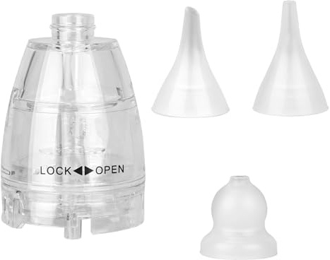 3 Pcs Nasal Aspirator Replacement Tips & 1 Pcs Plastic Bin, Baby Nose Sucker Parts Compatible with GROWNSY Watolt LittleTora HEYVALUE Cocobela HailiCare KIDIRA TEQIN X-Bosak