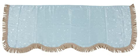 Mtlavishness 88 Key Piano Dammsäker tyg Gyllene sammet tangentbordsskyddsskydd med tofs dekoration idealisk för att skydda ditt piano från solstrålar repor och damm som är (Blå)