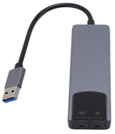 Plyisty 5.1 Kanal USB -Soundkarte, Soundqualität auf CD -Ebene, 5 Ausgangsanschlüsse, Kompatibel mit OS X OS9.1, für HTPC -Heimkino
