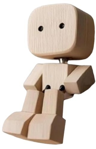 Yaztauho Figura Hombre Oscilante Estatua Madera Creativa Movimiento