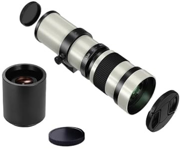 lentille， Compatible avec Les objectifs téléobjectifs Zoom manuels Canon EF 420-800 mm F8.3 avec convertisseur 2X(A9,EF-M)
