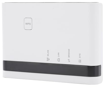 Jectse USB-Druckserver, 10/100 Mbit/s Wireless-Ethernet-LAN-Brücke für 4 Drucker, Unterstützt mit Kabelgebundenen 2,4 G Standalone-Modi, Kompatibel mit 7 8 10 11 OS X (EU-Stecker)