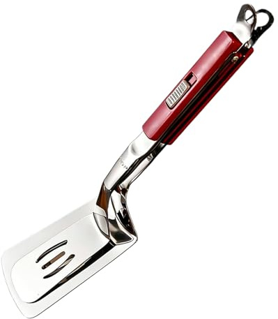 Pinzas de parrilla para cocinar: pinza de pala de alimentos, espátula de abrazadera para freír, cocina, catering, restaurante, picnic, camping, parrilla al aire libre, herramienta de barbacoa