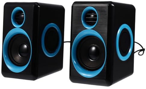 BELLIFFY Mini Altoparlante USB 20 per PC e Notebook Altoparlante Surround Portatile Compatibile Smartphone e Tablet Casse Audio per Casa Ufficio e Scuola Effetto Sonoro Potente