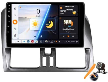 Reemplazo de estéreo para Auto Android 15.0 para Vol-Vo XC60 2008-2013 Radio GPS navegación satelital Pantalla táctil de 9 Pulgadas Reproductor de DVD Video Multimedia Receptor FM BT con Android Au
