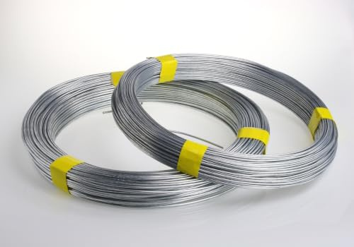 Filo zincato rigido per recinzione, per tensione orizzontale matassa 100 m – FENCESHOP (Ø 2.2 mm)