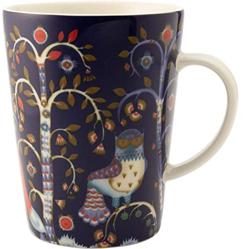 Iittala Becher mit Henkel, Blau, 400 ml, 1 Stück (1er Pack)