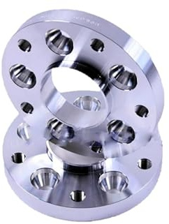 Adapterscheiben Lochkreisadapter aus Hochfestigkeitsaluminium gefertigt mit EU SÜD Gutachten inklusive Schrauben zur Befestigung der Adapterscheiben 20mm 5x112 (66,6mm) auf 5x130 (71,6mm)