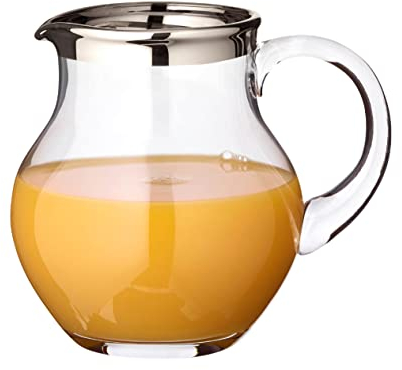 EDZARD brocca Olivia vetro di platino, 1,5 l, altezza 17 cm