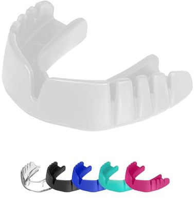 OPRO Protector Bucal Snap-Fit - Ajuste Instantáneo para Adultos y Niños - Bucal para Boxeo, MMA, BJJ, Rugby y Hockey - Contra Impactos - con Garantía Dental Incluida